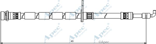 APEC BRAKING Pidurivoolik HOS3869